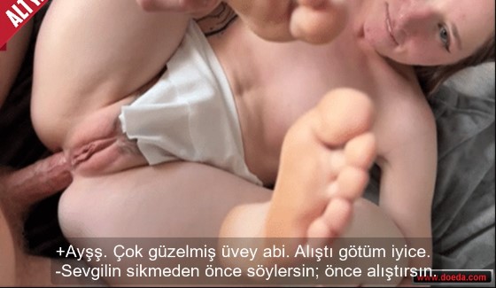 Bakire üvey kızını götünden sikerek tatmin ediyor